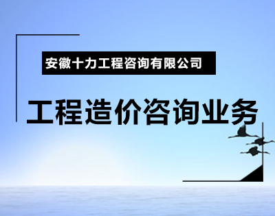 工程造价咨询业务